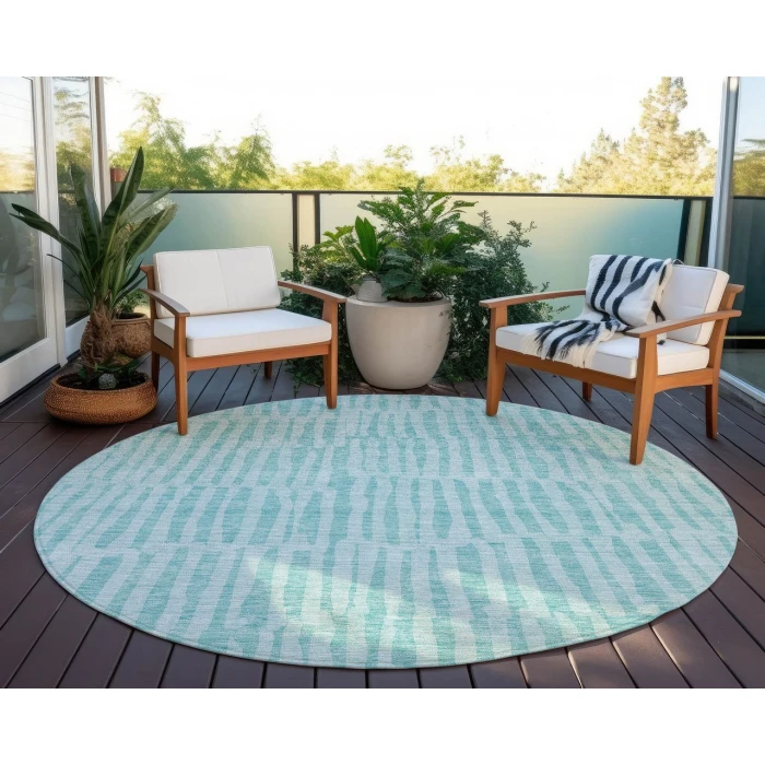Chantille ACN674 Teal 8' x 8' Rug