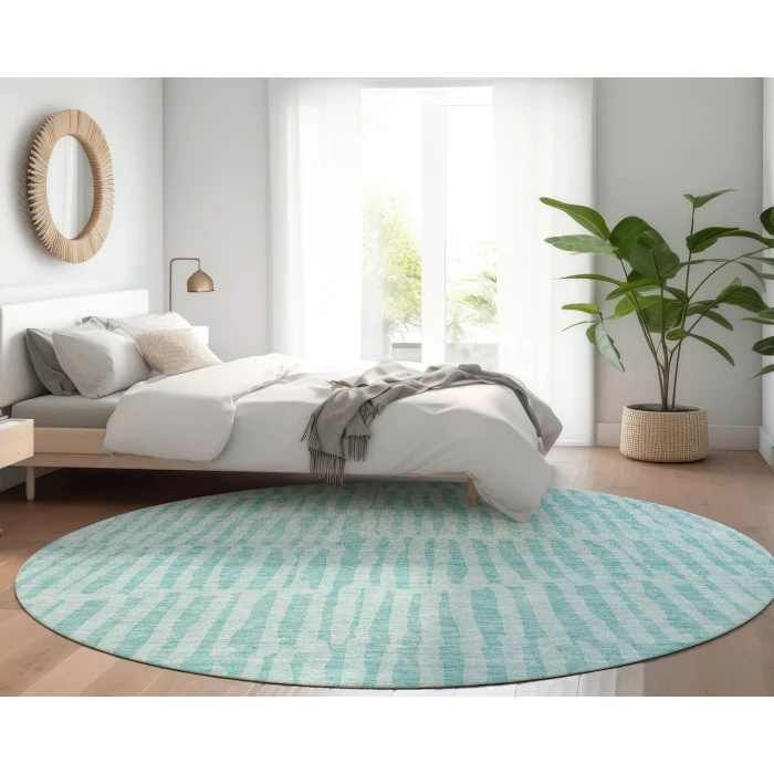 Chantille ACN674 Teal 8' x 8' Rug