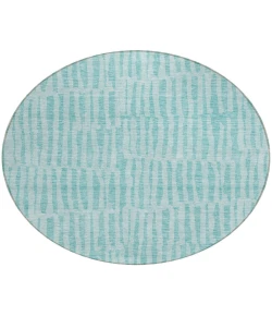 Addison Chantille ACN674 Teal 8 ft. x 8 ft. Round Rug