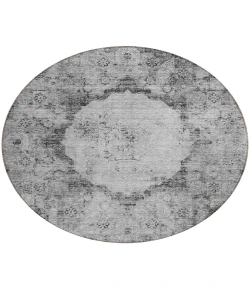 Addison Chantille ACN675 Gray 8 ft. x 8 ft. Round Rug