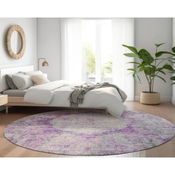 Chantille ACN675 Purple 8' x 8' Rug