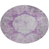 Addison Chantille ACN675 Purple 8 ft. x 8 ft. Round Rug