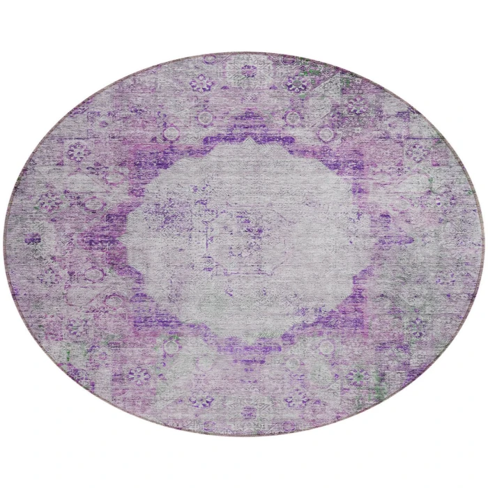 Chantille ACN675 Purple 8' x 8' Rug