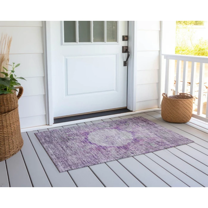 Chantille ACN675 Purple 1'8" x 2'6" Rug