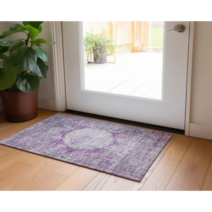Chantille ACN675 Purple 1'8" x 2'6" Rug