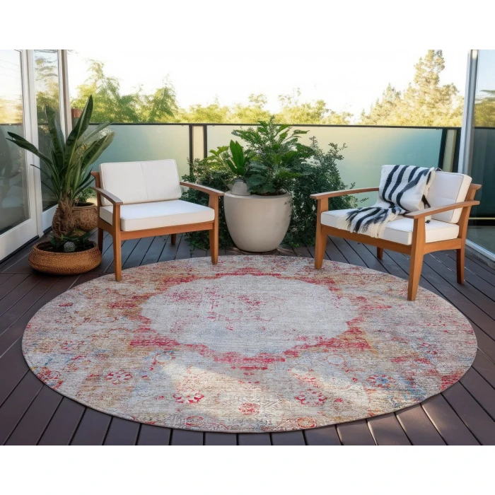 Chantille ACN675 Red 8' x 8' Rug