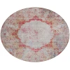 Addison Chantille ACN675 Red 8 ft. x 8 ft. Round Rug
