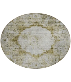 Addison Chantille ACN675 Taupe 8 ft. x 8 ft. Round Rug
