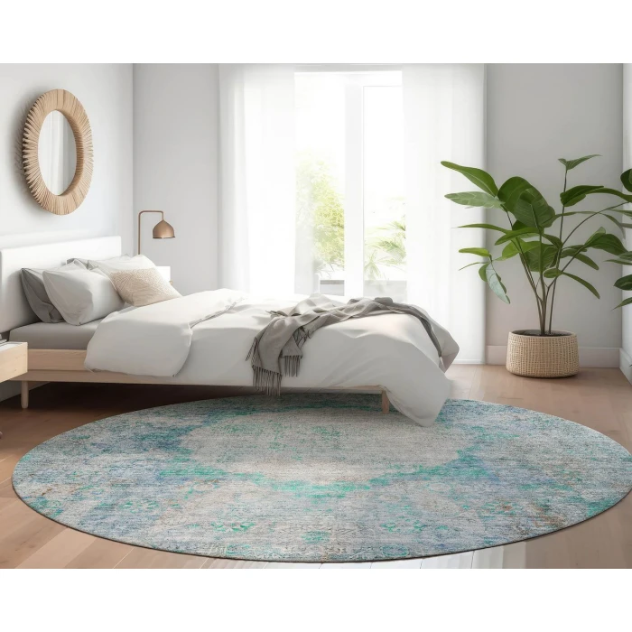 Chantille ACN675 Teal 8' x 8' Rug