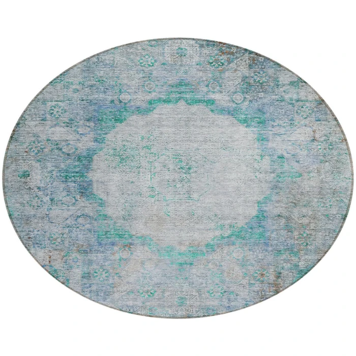 Chantille ACN675 Teal 8' x 8' Rug
