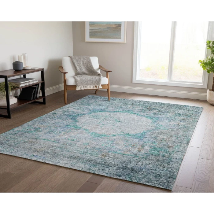 Chantille ACN675 Teal 10' x 14' Rug