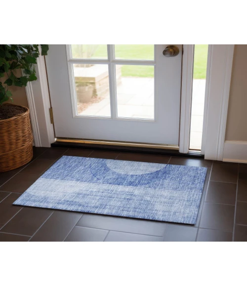 Chantille ACN676 Blue 1'8" x 2'6" Rug