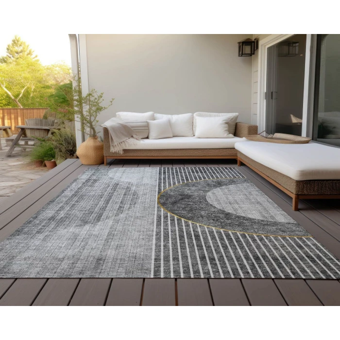 Chantille ACN676 Charcoal 2'6" x 3'10" Rug