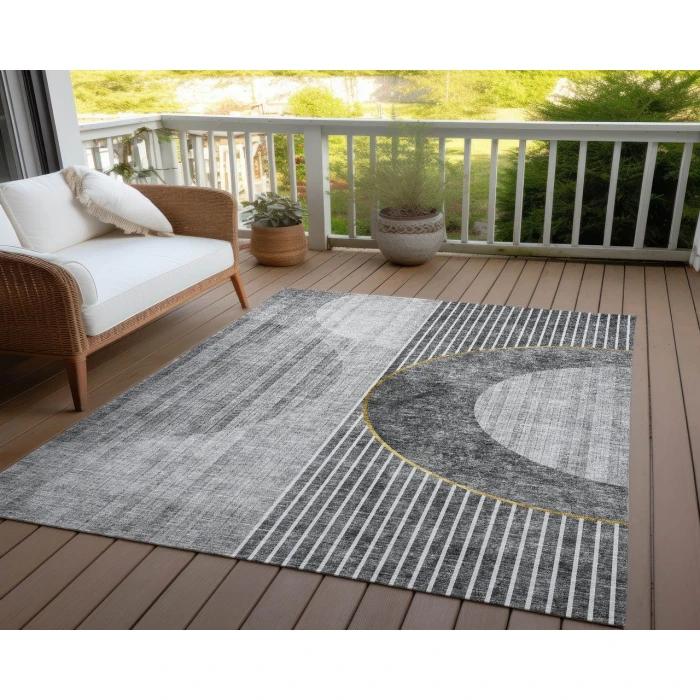 Chantille ACN676 Charcoal 2'6" x 3'10" Rug
