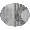 Addison Chantille ACN676 Charcoal 8 ft. x 8 ft. Round Rug