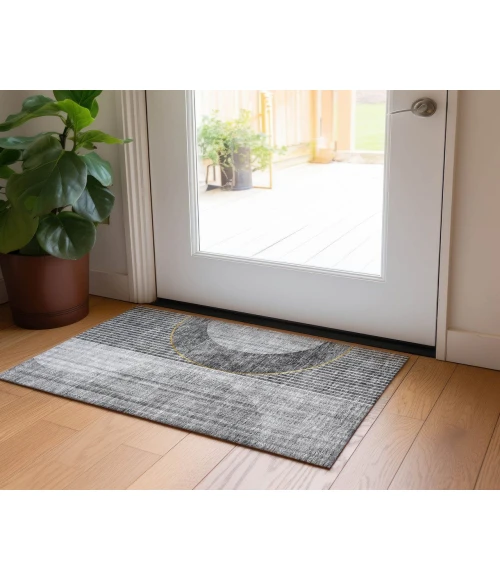 Chantille ACN676 Charcoal 1'8" x 2'6" Rug
