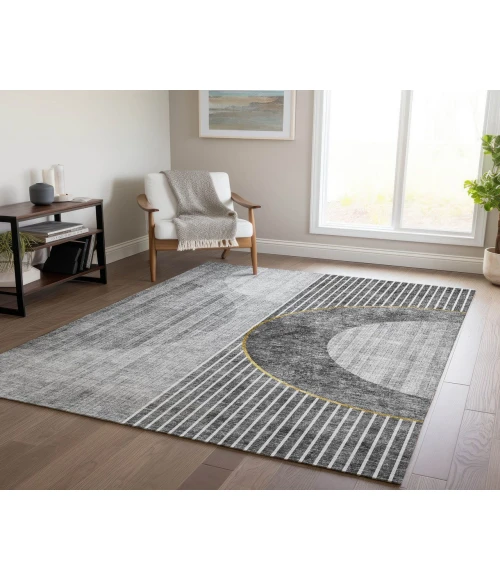 Chantille ACN676 Charcoal 3' x 5' Rug