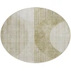 Addison Chantille ACN676 Taupe 8 ft. x 8 ft. Round Rug