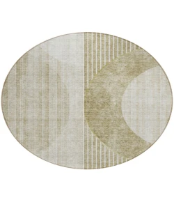Addison Chantille ACN676 Taupe 8 ft. x 8 ft. Round Rug