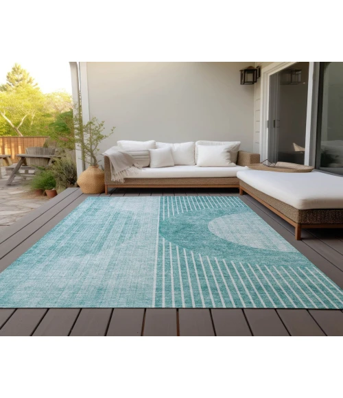 Chantille ACN676 Teal 5' x 7'6" Rug