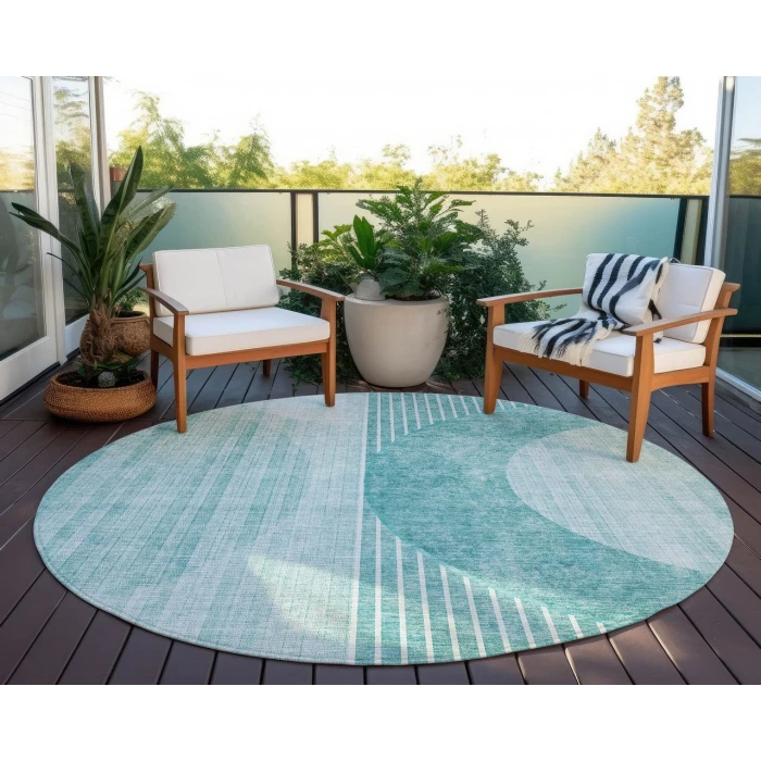 Chantille ACN676 Teal 8' x 8' Rug