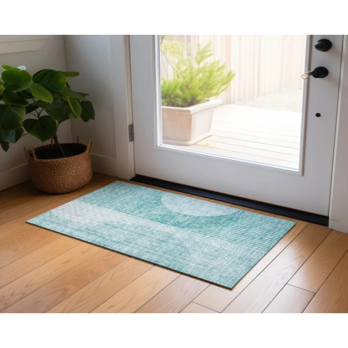 Chantille ACN676 Teal 1'8" x 2'6" Rug