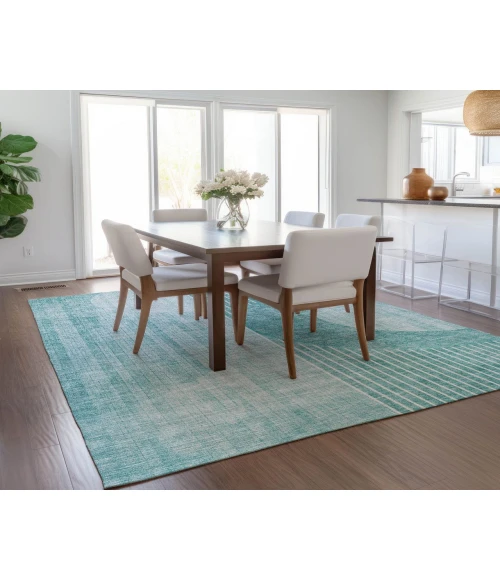 Chantille ACN676 Teal 5' x 7'6" Rug
