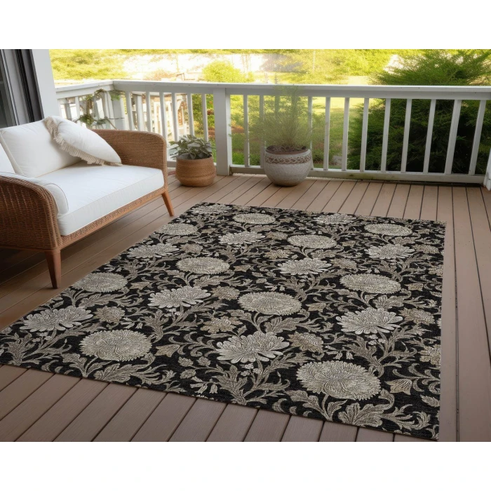 Chantille ACN677 Black 9' x 12' Rug