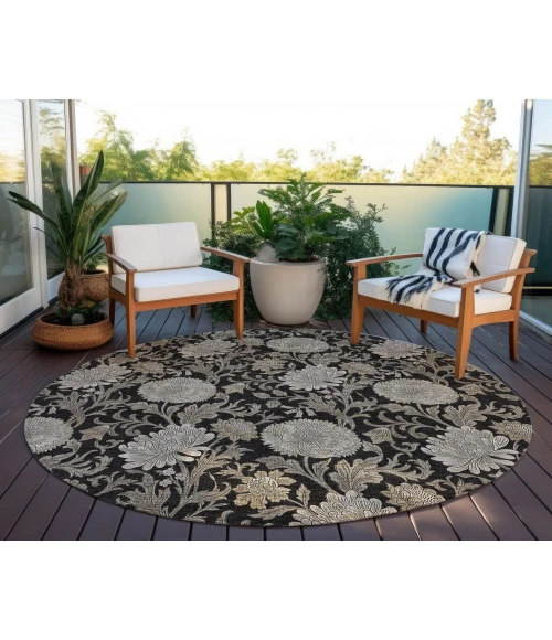 Chantille ACN677 Black 8' x 8' Rug