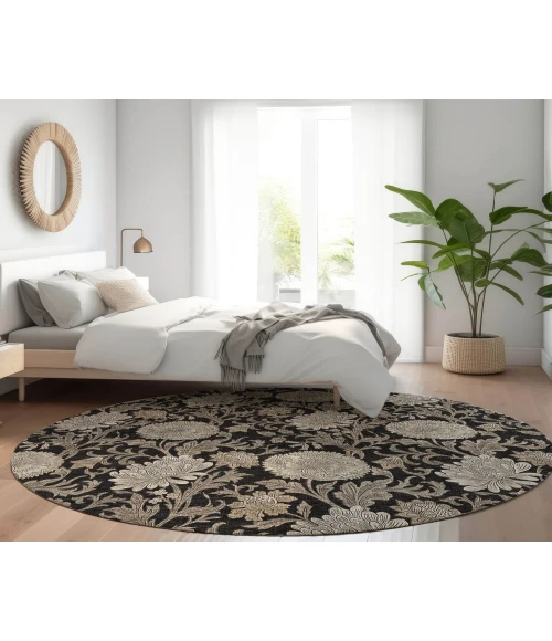 Chantille ACN677 Black 8' x 8' Rug