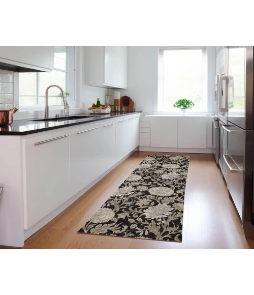 Chantille ACN677 Black 2'3" x 7'6" Rug