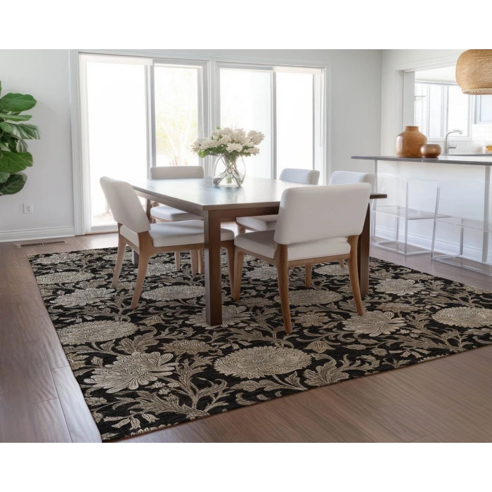 Chantille ACN677 Black 9' x 12' Rug