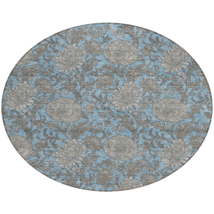 Chantille ACN677 Blue 8' x 8' Rug