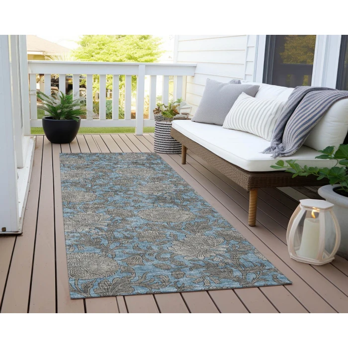 Chantille ACN677 Blue 2'3" x 7'6" Rug
