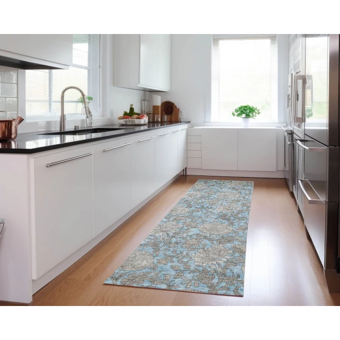 Chantille ACN677 Blue 2'3" x 7'6" Rug