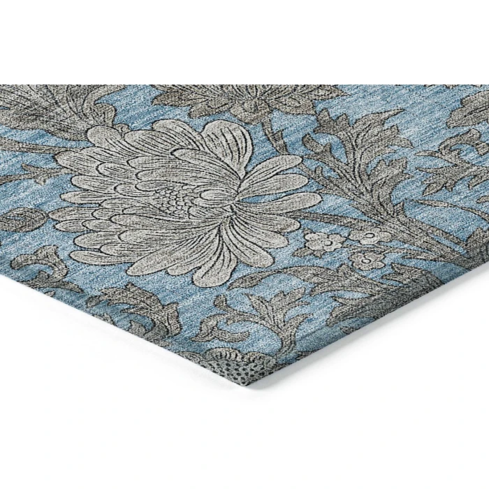 Chantille ACN677 Blue 2'6" x 3'10" Rug