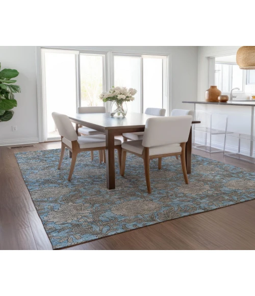 Chantille ACN677 Blue 3' x 5' Rug