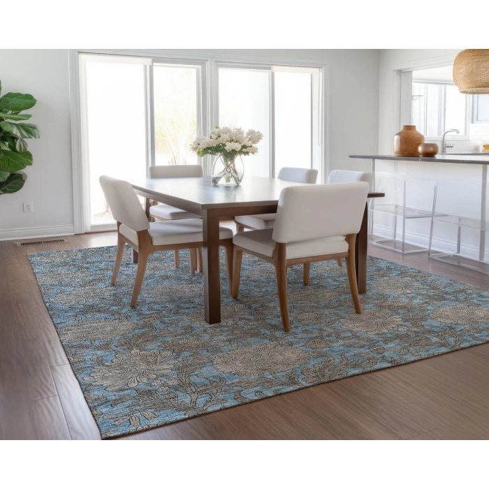 Chantille ACN677 Blue 2'6" x 3'10" Rug