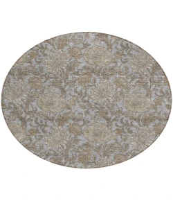 Addison Chantille ACN677 Gray 8 ft. x 8 ft. Round Rug
