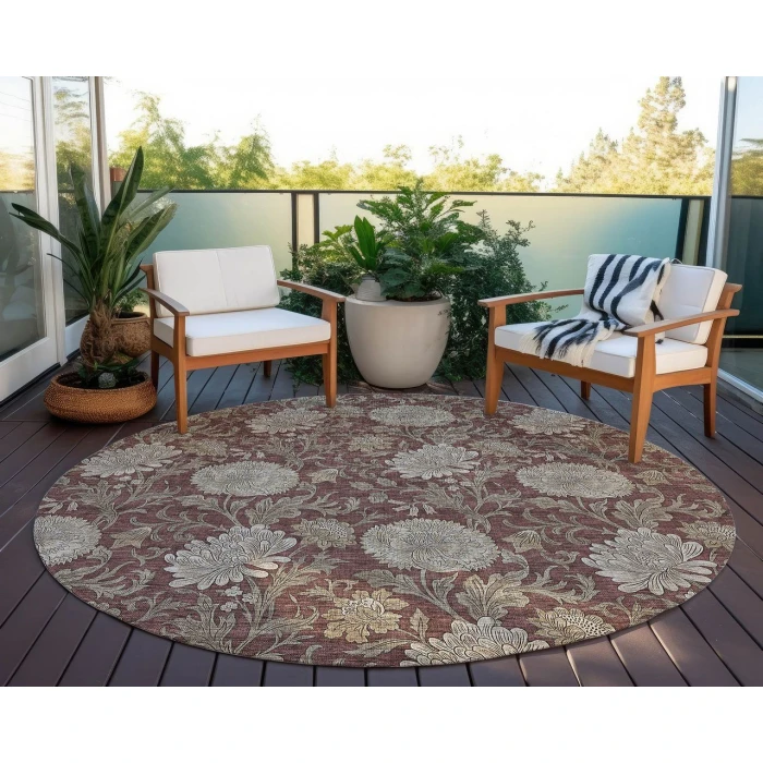 Chantille ACN677 Merlot 8' x 8' Rug
