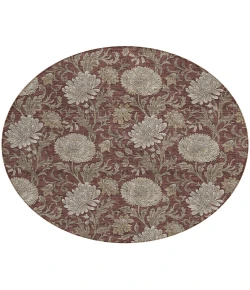 Addison Chantille ACN677 Merlot 8 ft. x 8 ft. Round Rug