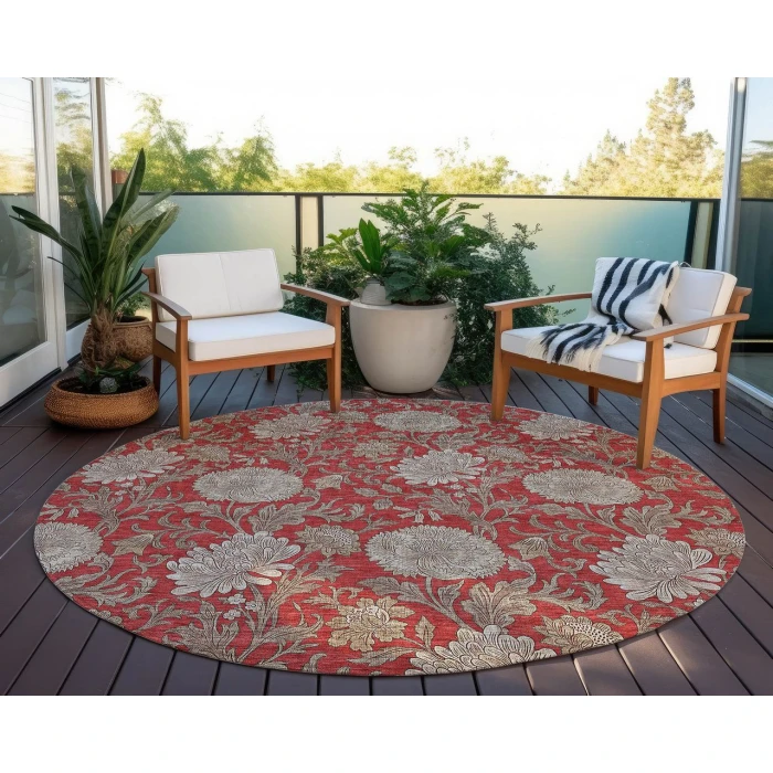 Chantille ACN677 Red 8' x 8' Rug