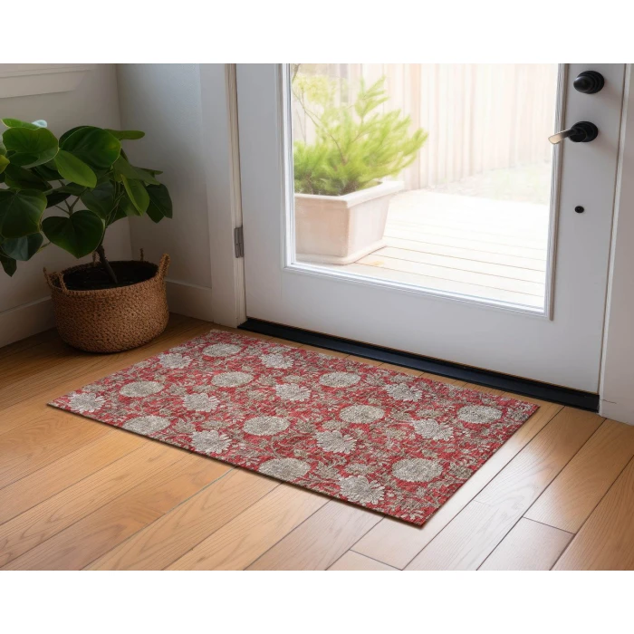 Chantille ACN677 Red 1'8" x 2'6" Rug