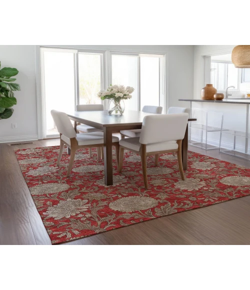 Chantille ACN677 Red 5' x 7'6" Rug