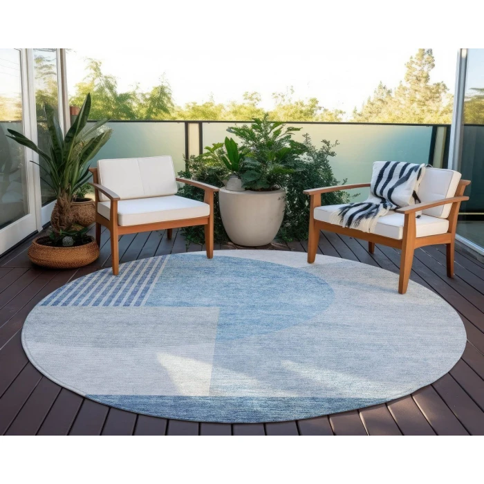 Chantille ACN678 Blue 8' x 8' Rug