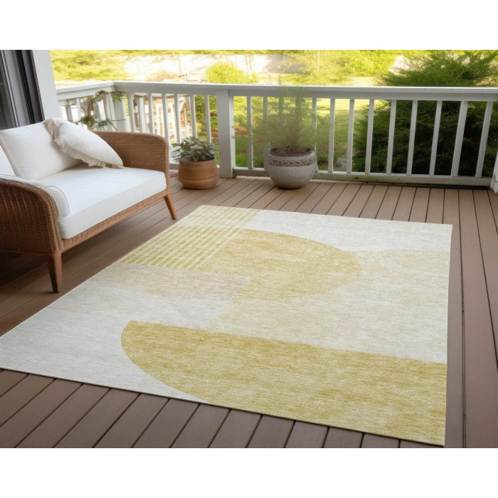Chantille ACN678 Gold 5' x 7'6" Rug