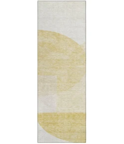Addison Chantille ACN678 Gold 2 ft. 3 in. x 7 ft. 6 in. Runner Rug