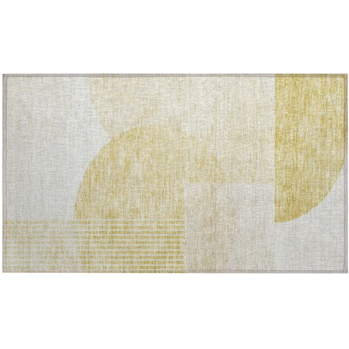 Chantille ACN678 Gold 1'8" x 2'6" Rug