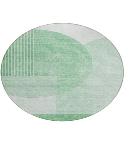 Addison Chantille ACN678 Green 8 ft. x 8 ft. Round Rug