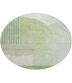Addison Chantille ACN678 Olive 8 ft. x 8 ft. Round Rug